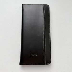 ecco | Black Passport Wallet Travel Organizer 9.25 H x 4.5 W